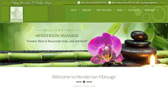 Desktop Screenshot of hendersonmassage.ca